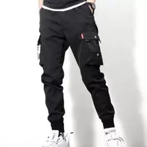 남자대학생캠퍼스룩 남자 20대 학생 스트릿 패션 기모 카고 바지 캐주얼