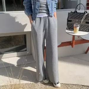 [미나그램] 브룬 밴딩 폴딩 와이드 트레이닝팬츠