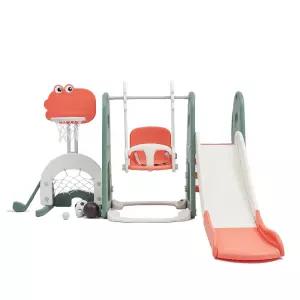 베네베네 헬로 디노 미끄럼틀 + 그네 농구대 세트