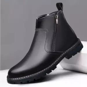 남성 블랙 양쪽 옆지퍼 첼시부츠 봄 가을 시크 워커 남자가을신발 데일리슈즈 캐주얼슈즈