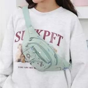 여자크로스백 남여공용 홀로그램 힙색 나들이 보조가방 방수힙색