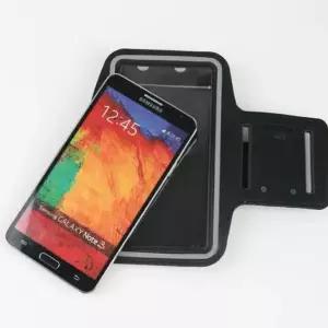 등산 스마트폰 암밴드 갤노트 Black 스포츠 운동 러 1-4용