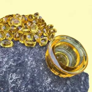 황금 미니 금원보 3개 복단지 세트 재물운 풍수 인테리어 개업 선물