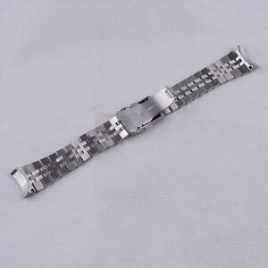 오리엔트 카마스/마코 III 22mm 솔리드 커브드 엔드 스테인리스 스틸 실버 주빌리 시계 호환용 호환용줄