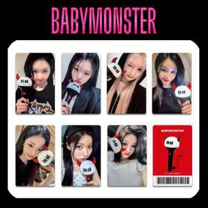 BABYMONSTER 아이돌 새 앨범 시리즈, HD 프린트 로모 카드, 하람 아현 로라 아사 루카 치키타 파리타 팬 선