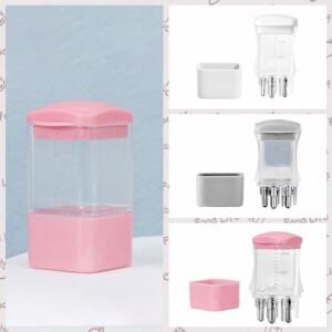 휴대용 미니 두피 도포기, 눈금 표시 10ML 액체 가이드 빗, 플라스틱 헤어 마사지기, 세럼 오일 도포