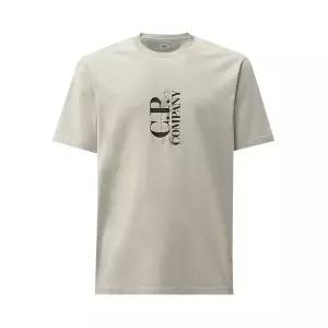 [비비안웨스트우드] CP컴퍼니 반팔 티셔츠 로고 청회색 142183963