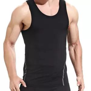 남자 러닝 민소매 무지 나시티 운동 헬스 이너웨어 츄리닝상의 복 트레이닝반팔