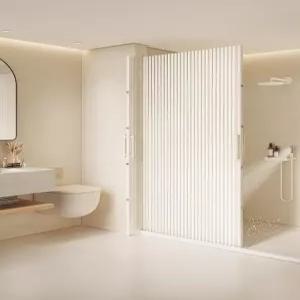 폴딩도어 중문 무타공 건식 욕실 셀프 설치 전세집 탈부착 슬라이딩 접이도어