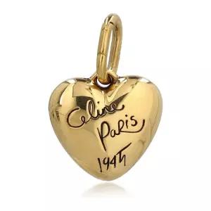 하트 모티프 인그레이브 탑 링 키홀더 B106N3E26 35OR