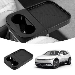 현대 아이오닉 5 상자 매트가 있는 콘솔 접이식 실리콘 탈착식 있는 및 오거나이저 방지 트레이