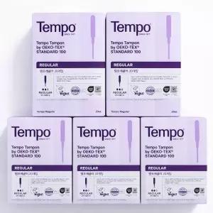 동아제약 템포 템포 탐폰 체내형생리대 레귤러/슈퍼 100매