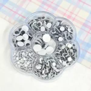 굿즈하우스 종이접기 작품 꾸미기 입체 눈알 스티커 케이스포함