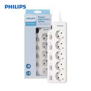 필립스 고용량 안전멀티탭 과부하차단 개별스위치 5구 1.5M