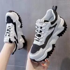 여성 신발 데일리 패션 논슬립 찍찍이 헤이튼 통굽 키높이 메쉬 운동화 zfq2+3boL