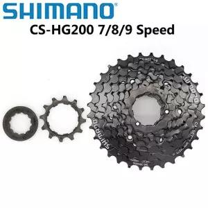 Shimano TOURNEY TX HG200 CS 7 8단 카세트 스프로킷 CS-HG200 7s 8S 9S 8v 7v 9v 12-28T 12-32T 산악
