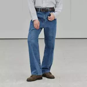 백화점 플랙 남성 세미 와이드 진 T42 미드 블루PJTI5STT425