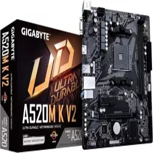 GIGABYTE A520M K V2(REV). 1. 1 CHIPSET AMD A520 AM4 MATX DDR4 - V2 10 MAE 카드
