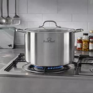 페르쉐프 대용량 인덕션가능스테인리스 곰솥 18L 32cm 대형냄비 육수냄비 업소용곰솥