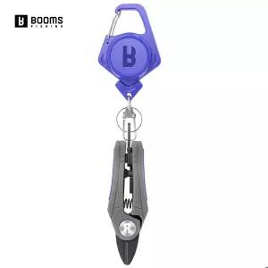 호환  Booms Fishing FR1 스테인레스 스틸 2-in-1 낚시 라인 커터 소형 플라이 낚시 땋은 모노 및 플루오로