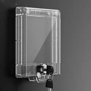 아크릴 스위치 커버 시건장치 잠금 전기스위치 보호