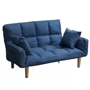 2인용 소형 각도조절 등받이 접이식 팔걸이 원룸