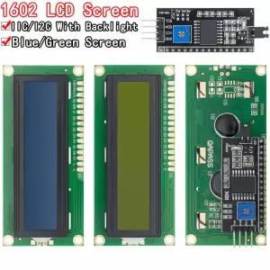 아두이노 1602 LCD 모듈 블루 그린 스크린 IIC I2C UNO r3 mega2560 LCD1602 +