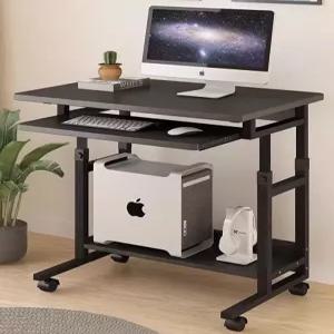 소형 컴퓨터책상 간이 리프팅 PC 테이블 원룸 기숙사 이동형