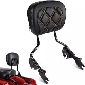 벤라리 승객 시시 바 등받이 퀵 릴리즈 탈착식 리어 핏 할리 데이비슨 투어링 스트리트 글라이드 로드 킹