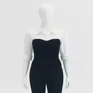 [3월 26일 배송] ROEM 뷔스티에 매칭 블라우스_RMBLG24NT4 623805