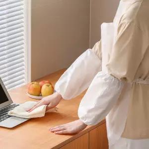 장만A792 일회용 특수부직포 팔토시 5쌍 방수 팔목 작업용 방유 업무용 고무줄