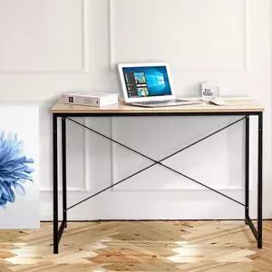 슬림 콘솔 테이블 철제 컴퓨터 1인용 작은 콘솔 테이블 조립식 노트북 업무용 다용도 학생용 가정용 사무용