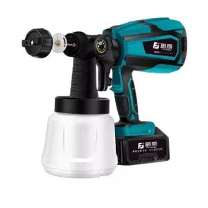 무선 충전 페인트 분사기 스프레이건 후끼 도색 에어 도장기 건 전기