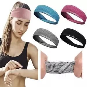 등산 땀흡수머리띠 러너 피지컬 운동 머리띠 조깅 스포츠 러닝 헤어밴드