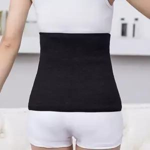 [하프클럽/셀러허브_여성트랜드패션](블랙) 스판 방한 양털기모 복대