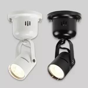 [데코] 국산 직부 등기구 원원 할로겐용 화이트 블랙 원형