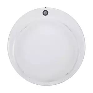 [데코] 국산 KC 원형 PVC 비상 센서등 삼파장용 2등 등기구