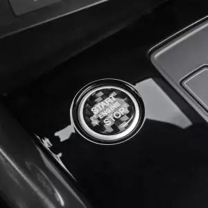 BETERHUMZ 자동차 엔진 시동 정지 버튼 스티커 아우디 A3 8Y S3 RS3 스포츠백 20212025 탄소 섬유 제어