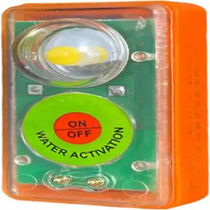 구명조끼 스트로브 라이트 포지셔닝 신호 비콘 해수 조명 장치 장시간 지속되는 해양 안전 램프 남성 야간