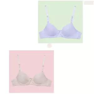 흰색 살색 3단계 A컵 브라 고등 브래지어 10대 브래이저 브래이지어