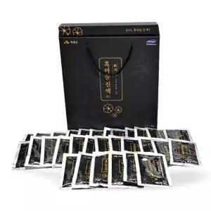 [원삼안전] 흑마늘 설날 부모님 흑마늘 명절 흑마늘즙 30포 건강보조식품 선물세트  (본품)