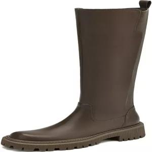 티의 여성용 무릎 하이 부츠 패션 플랫폼 러그 솔 톨 라이딩 편안한 스트레치 송아지 드레스 롱