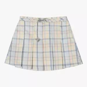 [롯데백화점]신디키즈 장식벨트 체크 플리츠 스커트 CIWH25303