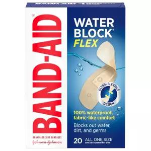 밴드에이드 BandAid 워터블록 원사이즈 반창고 방수 플렉스 20매입