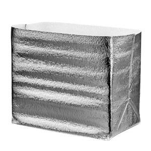 보냉 봉투 은박 손잡이 일회용 파우치 지퍼 200개 얼음 주머니 포장 22x11x24