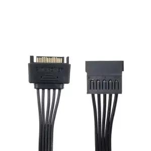 PC 658ZSM60 컴퓨터 SATA 전원케이블 / 5분배 15P 젠더