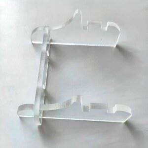 LED 네온 라이트 스탠드 홀더, 사인 홀더 베이스 테이블 투명 아크릴 베이스용