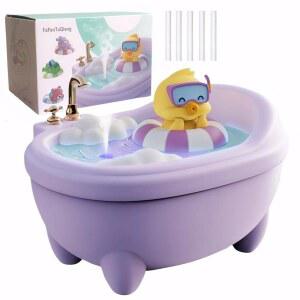 침실용 귀여운 , 상단 채우기 0 34L 책상 미니 쿨 미스트, 20db 조용하고, 쉽고, 깨끗하고, 다채로운 조명, 자동 차단, 방용 소형 식물, 가정, 사무실 보라색