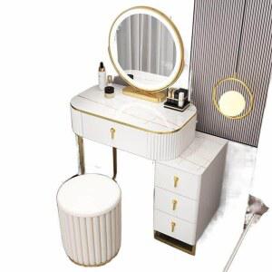 거울수납장 화장대 가구 조명 서랍형 테이블 트 세트 서랍 심플 캐비넷 80cm 의 TV