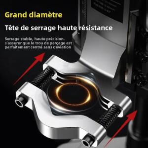 핸드 드릴용 프레스 스탠드 - 조절 가능한 척과 알루미늄 베이스가 있는 범용 탁상용 휴대용 홀더